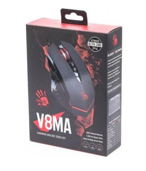 Мишка A4 Tech Bloody V8MA Black - зображення 6