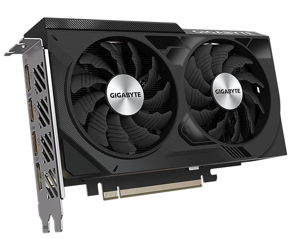 Відеокарта GeForce RTX 4060 8 GDDR6 Gigabyte WINDFORCE OC (GV-N4060WF2OC-8GD) - зображення 3