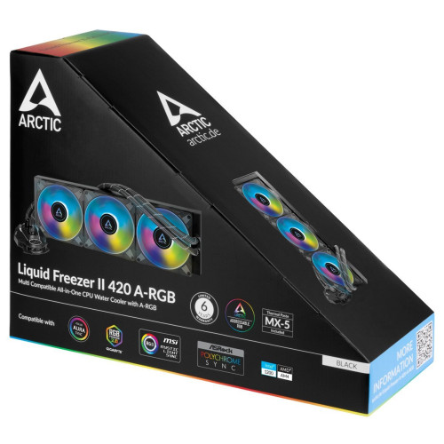 Система водяного охолодження Arctic Liquid Freezer II 420 A-RGB - зображення 6