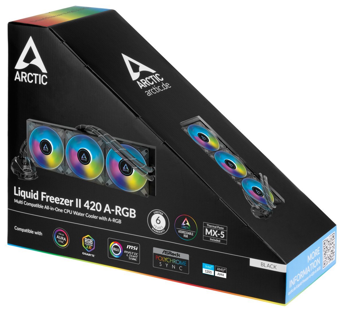 Система водяного охолодження Arctic Liquid Freezer II 420 A-RGB - зображення 6