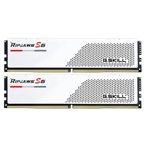 Пам'ять DDR5 RAM_32Gb (2x16Gb) 6400Mhz G.Skill Ripjaws S5 White (F5-6400J3648F16GX2-RS5W) - зображення 1