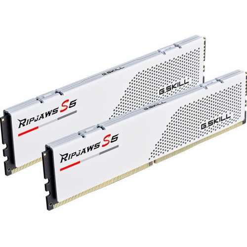 Пам'ять DDR5 RAM_32Gb (2x16Gb) 6400Mhz G.Skill Ripjaws S5 White (F5-6400J3648F16GX2-RS5W) - зображення 2