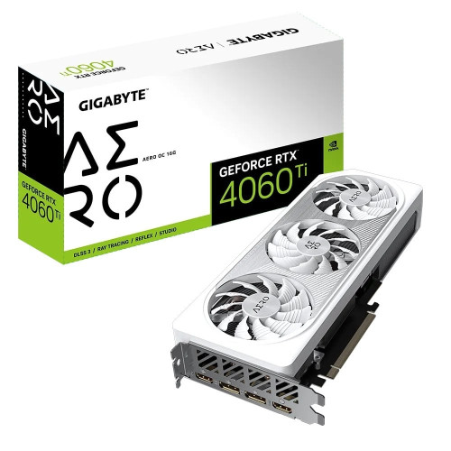 Відеокарта GeForce RTX 4060 Ti 16 GDDR6 Gigabyte AERO OC (GV-N406TAERO OC-16GD) - зображення 1
