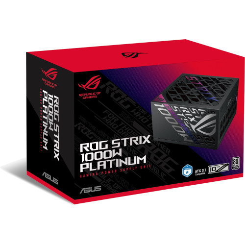 БЖ 1000Вт ASUS ROG STRIX 1000W 80+ PLATINUM - зображення 6