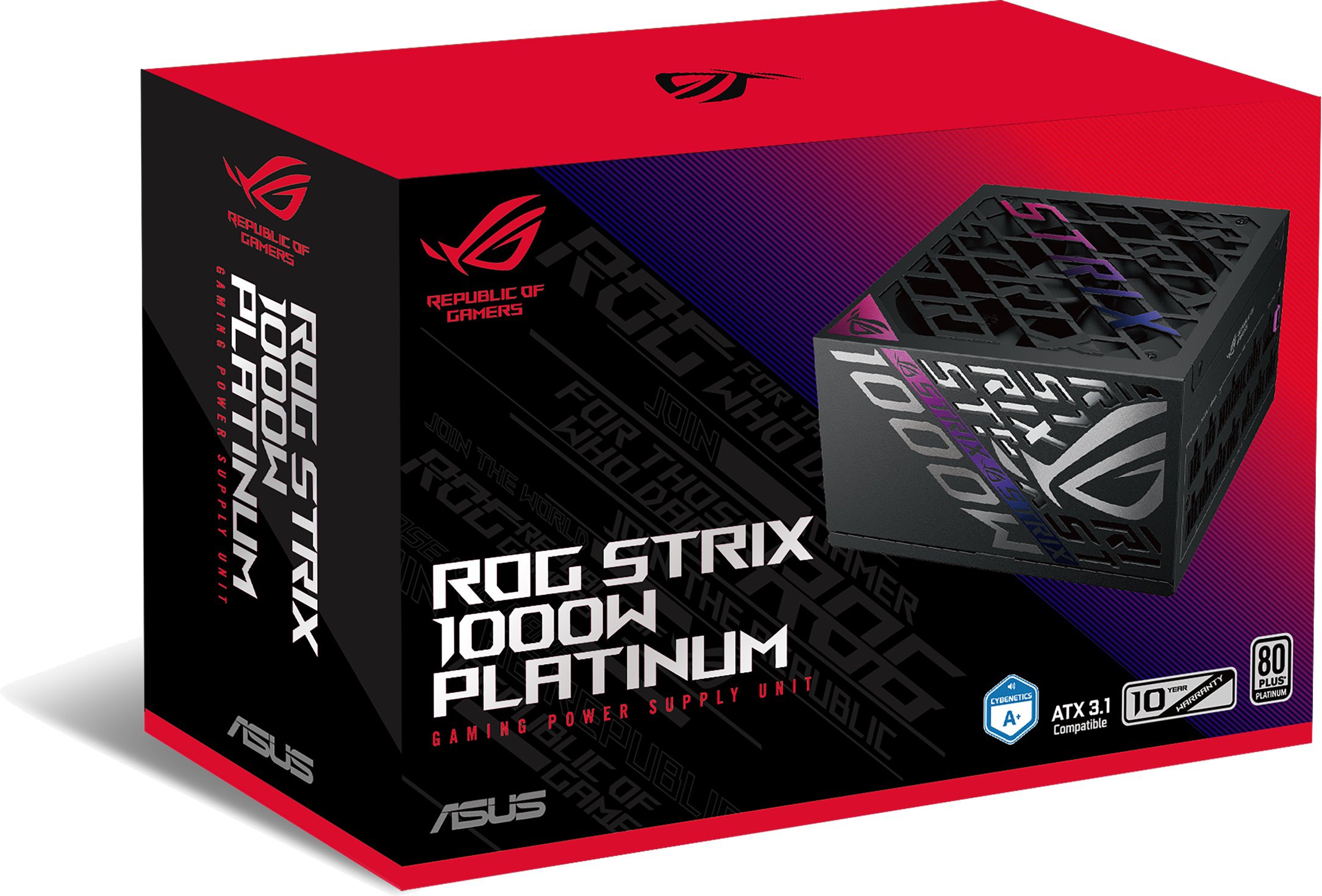 БЖ 1000Вт ASUS ROG STRIX 1000W 80+ PLATINUM - зображення 6