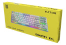 Клавіатура Hator Gravity TKL Orange USB White (HTK561UA) - зображення 6