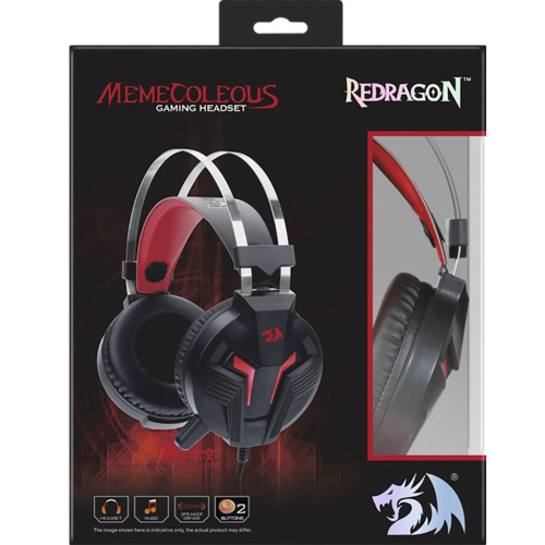 Гарнітура Redragon Memecoleous Black-Red Vibration (75096) - зображення 7