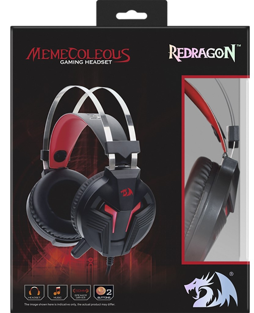 Гарнітура Redragon Memecoleous Black-Red Vibration (75096) - зображення 7