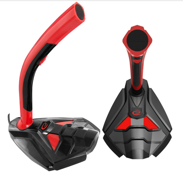 Мікрофон Esperanza Gaming Microphone Predator Red (EGH101) - зображення 3