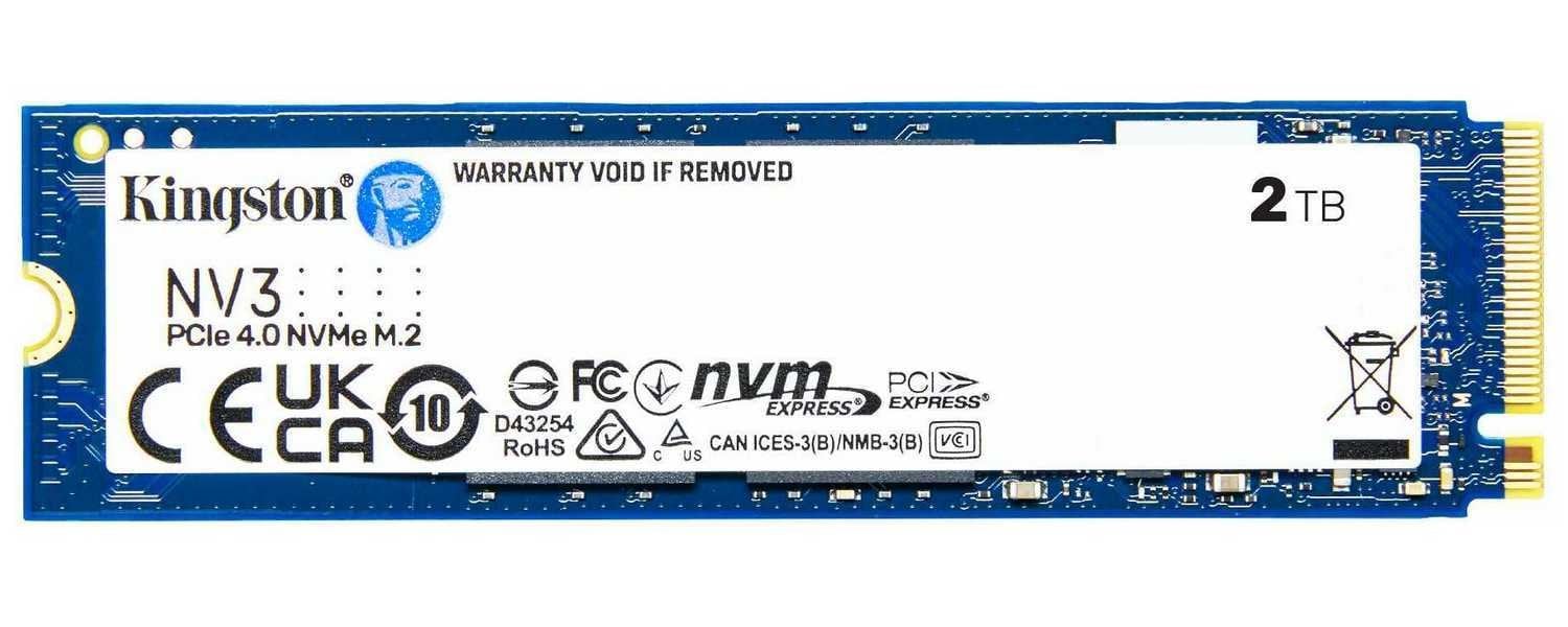 Накопичувач SSD NVMe M.2 2000GB Kingston NV3 (SNV3S\/2000G) - зображення 1