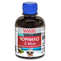 Чорнило WWM GI-490BK для Canon PIXMA G1400/G2400/G3400 (C49/BP)