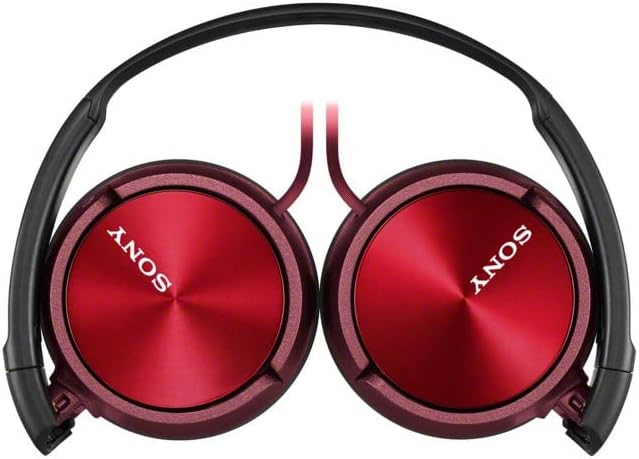 Навушники SONY MDR-ZX310 red-black - зображення 2