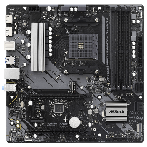 Мат. плата AM4 AsRock B550M PHANTOM GAMING 4 - зображення 2