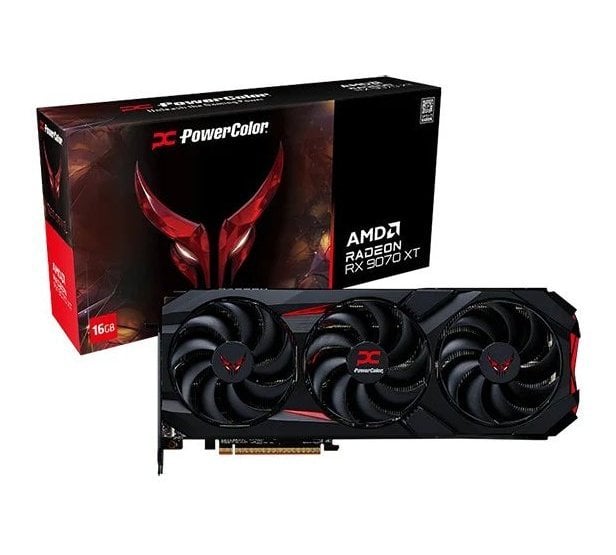 Відеокарта ATI Radeon RX 9070 XT 16 Gb GDDR6 PowerColor Red Devil (RX9070XT 16G-E\/OC) - зображення 1