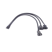Кабель живлення  FanPower 4p 1x3 M/F Lucom 0.27 м