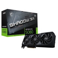 Відеокарта GeForce RTX 5080 16 GDDR7 MSI SHADOW 3X OC (RTX 5080 16G SHADOW 3X OC)