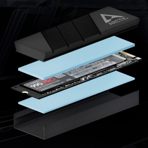Радіатор охолодження для M.2 SSD 2280 Arctic M2 Pro - зображення 7