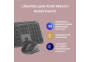 Комплект безпровідний Logitech MK950 Bluetooth\/Wireles UA Graphite - зображення 6