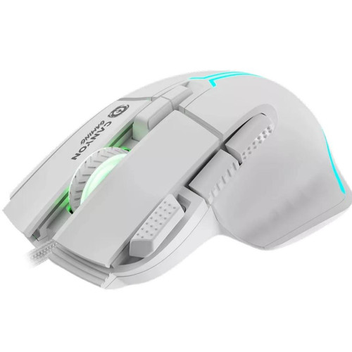 Мишка Canyon GM-636 Fortnax RGB USB White (CND-SGM636W) - зображення 4