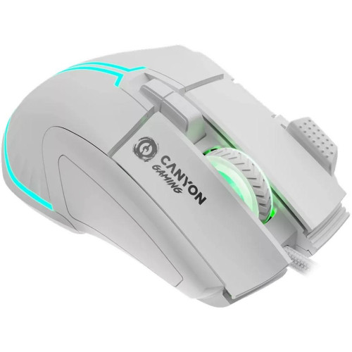 Мишка Canyon GM-636 Fortnax RGB USB White (CND-SGM636W) - зображення 5