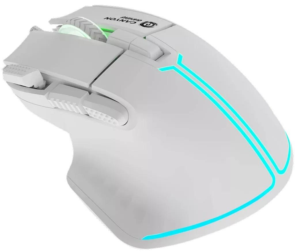 Мишка Canyon GM-636 Fortnax RGB USB White (CND-SGM636W) - зображення 2
