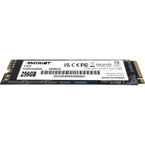 Накопичувач SSD NVMe M.2 256GB Patriot P320 (P320P256GM28) - зображення 4