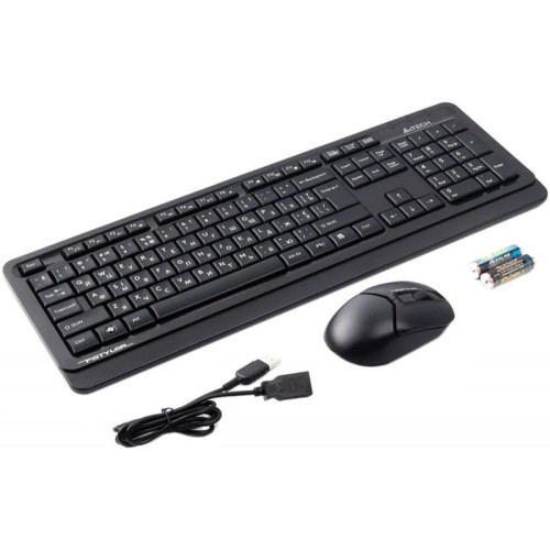 Клавіатура+опт.мишка A4-Tech FG1012 Wireless Black - зображення 5