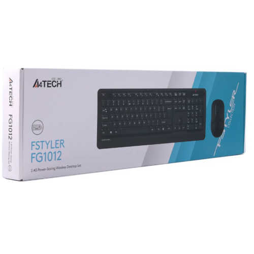 Клавіатура+опт.мишка A4-Tech FG1012 Wireless Black - зображення 6
