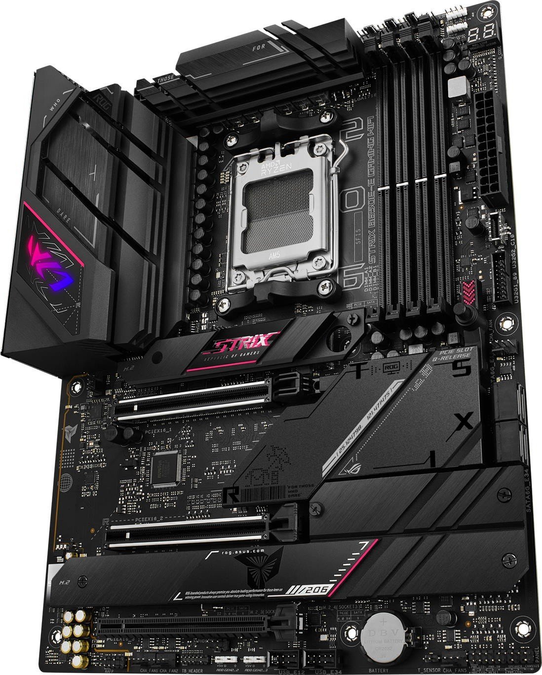 Мат. плата AM5 Asus ROG STRIX B650E-E GAMING WIFI - зображення 2