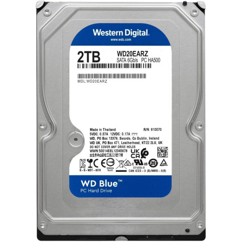 Жорсткий диск HDD 2000Gb WD WD20EARZ - зображення 2