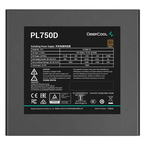 БЖ 700Вт Deepcool PL750D V2 (R-PL750D-FC0B-EU-V2) - зображення 4