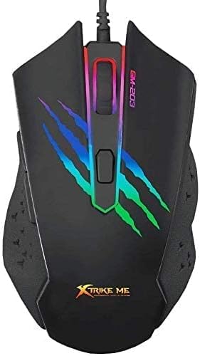 Мишка Xtrike ME GM-203 Сolors-LED USB Black (GM-203) - зображення 1