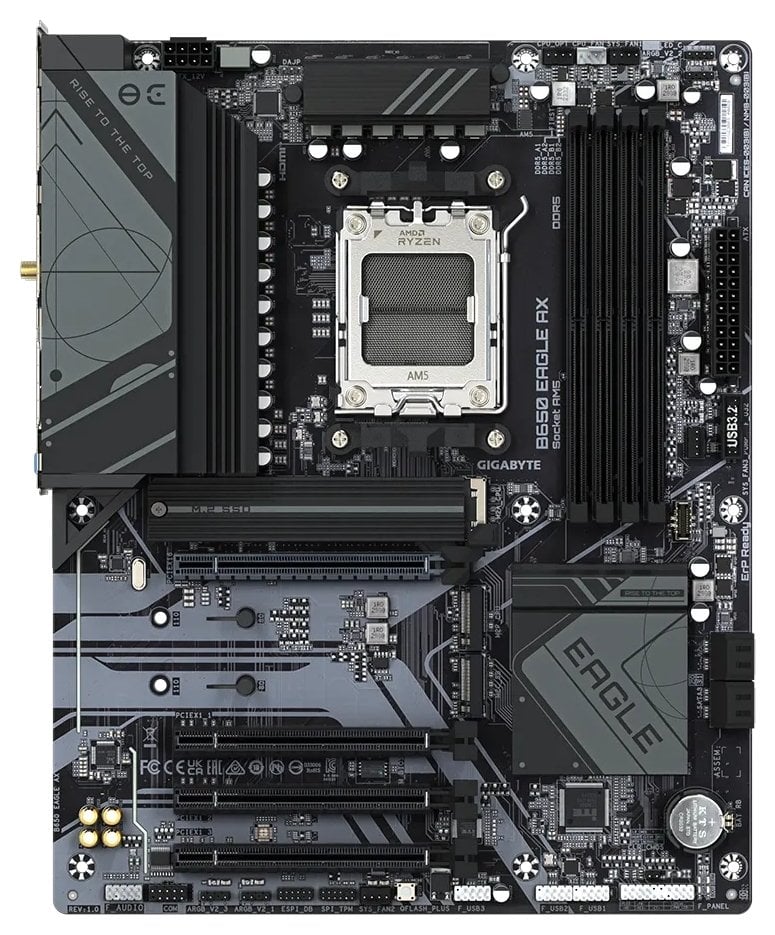 Мат. плата AM5 Gigabyte B650 EAGLE AX - зображення 3