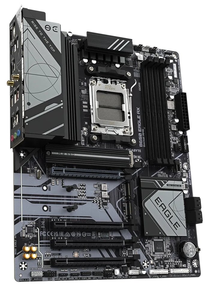 Мат. плата AM5 Gigabyte B650 EAGLE AX - зображення 4