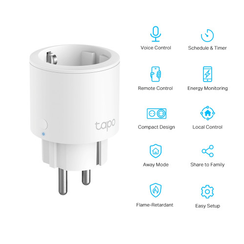 Розумна Wi-Fi розетка TP-Link Tapo P115 - зображення 3