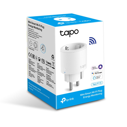 Розумна Wi-Fi розетка TP-Link Tapo P115 - зображення 2