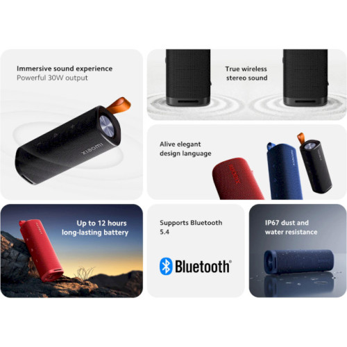 Колонка портативна Xiaomi Sound Outdoor (QBH4261GL) - зображення 9