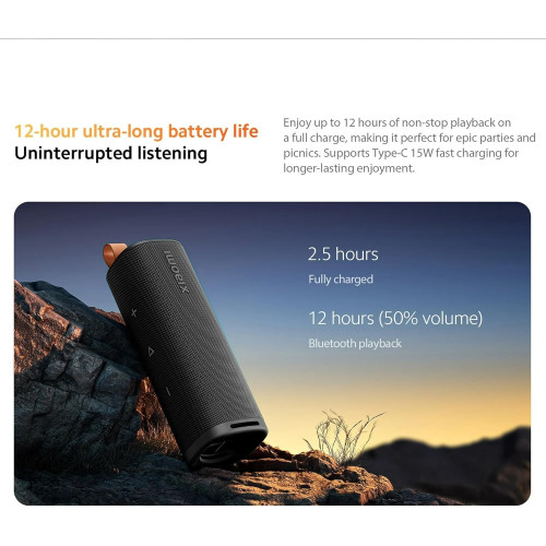 Колонка портативна Xiaomi Sound Outdoor (QBH4261GL) - зображення 10
