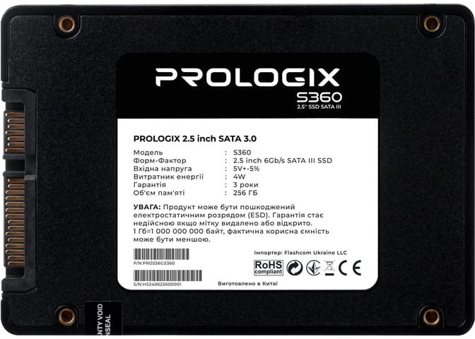 Накопичувач SSD 256GB Prologix S360 (PRO256GS360) - зображення 2