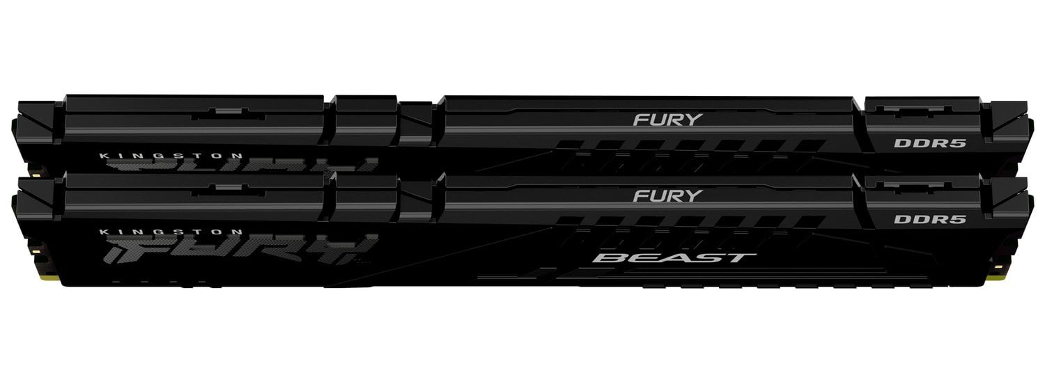Пам'ять DDR5 RAM_64Gb (2x32Gb) 6400Mhz Kingston Fury Beast Black (KF564C32BBK2-64) - зображення 3