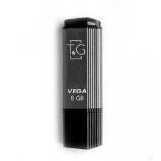 Флеш пам'ять USB 8 Gb T&G 121 Vega series Grey USB 2.0 - зображення 1