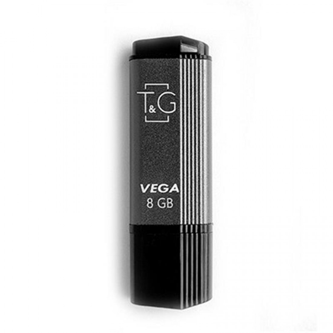 Флеш пам'ять USB 8 Gb T&G 121 Vega series Grey USB 2.0 - зображення 1