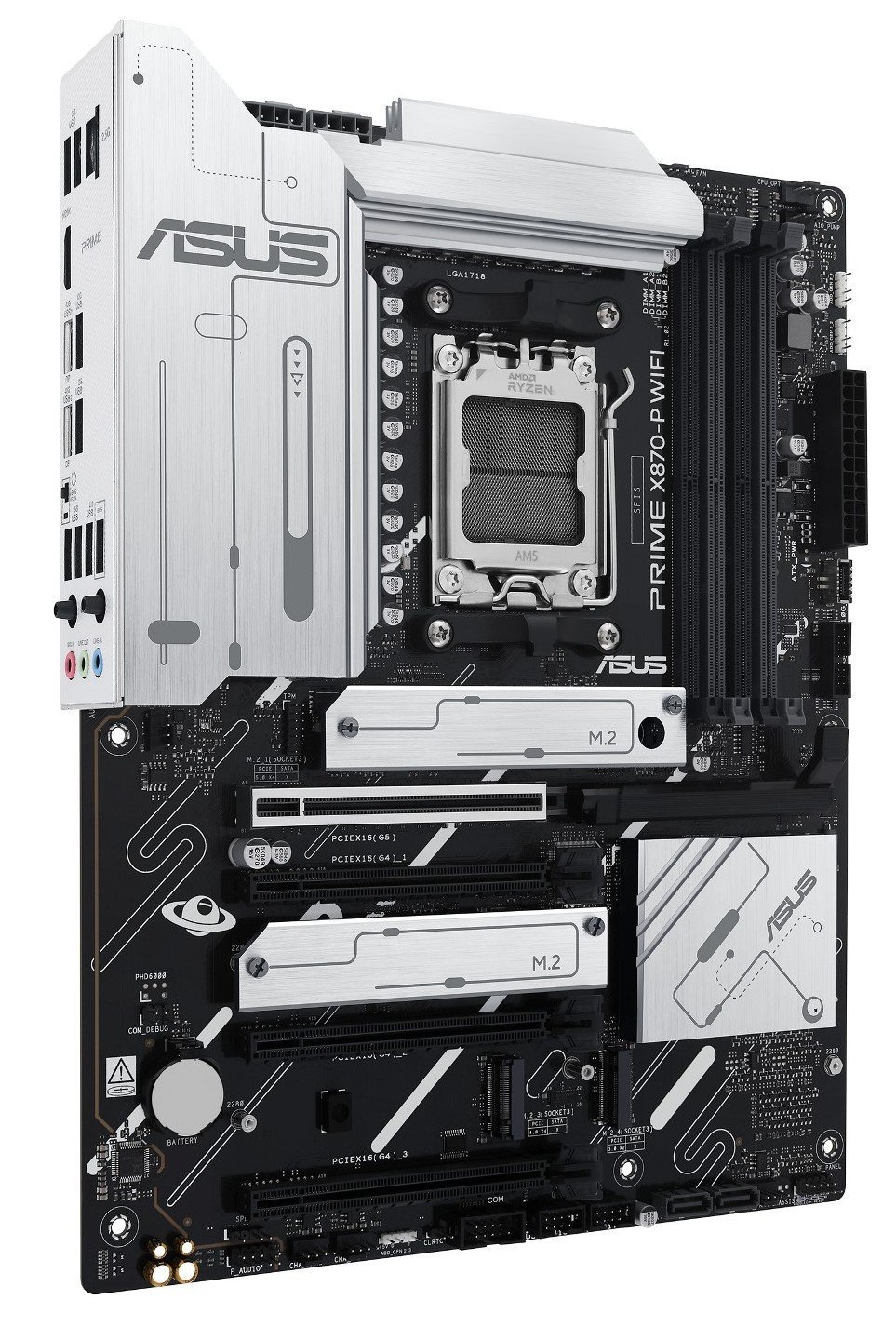 Мат. плата AM5 Asus PRIME X870-P WIFI - зображення 2