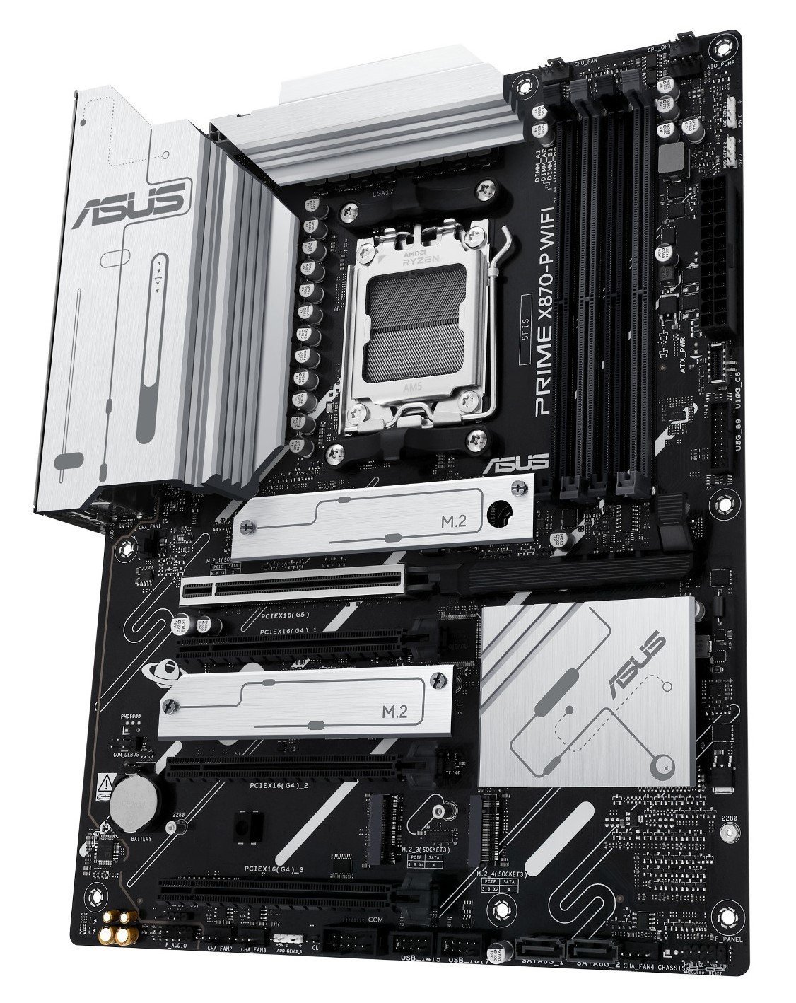 Мат. плата AM5 Asus PRIME X870-P WIFI - зображення 4