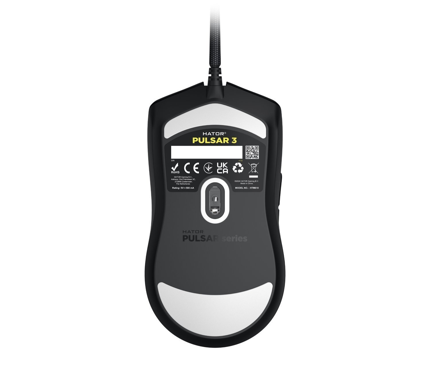 Мишка Hator Pulsar 3 Black (HTM610) - зображення 5