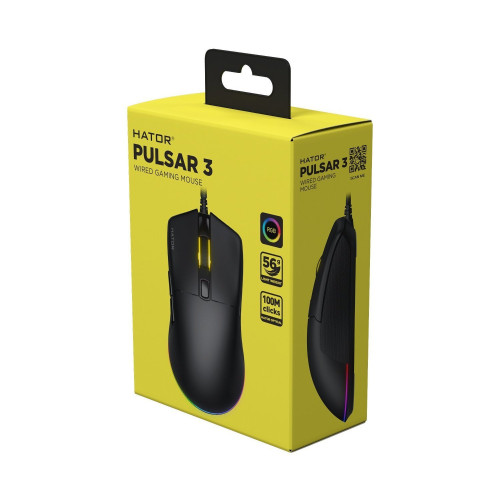 Мишка Hator Pulsar 3 Black (HTM610) - зображення 6