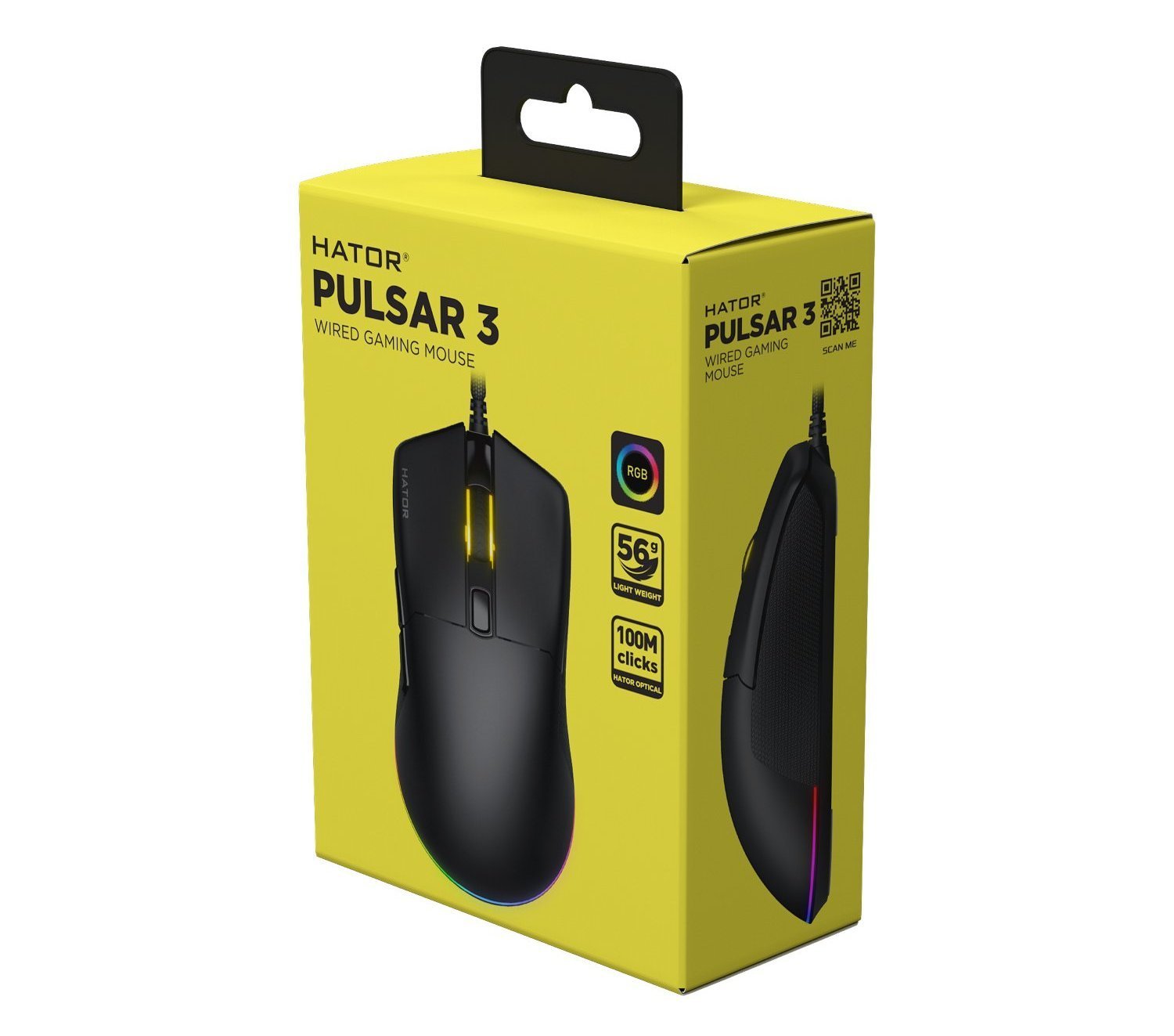 Мишка Hator Pulsar 3 Black (HTM610) - зображення 6