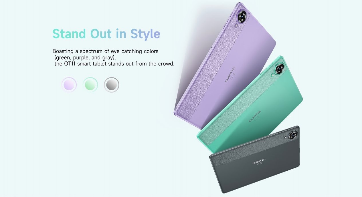 Планшет OUKITEL OT11 4\/128GB LTE Gray - зображення 6