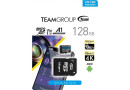 MicroSDXC 128 Gb Team Elite UHS-I U3 V30 A1 Class 10 + SD-adapter - зображення 4