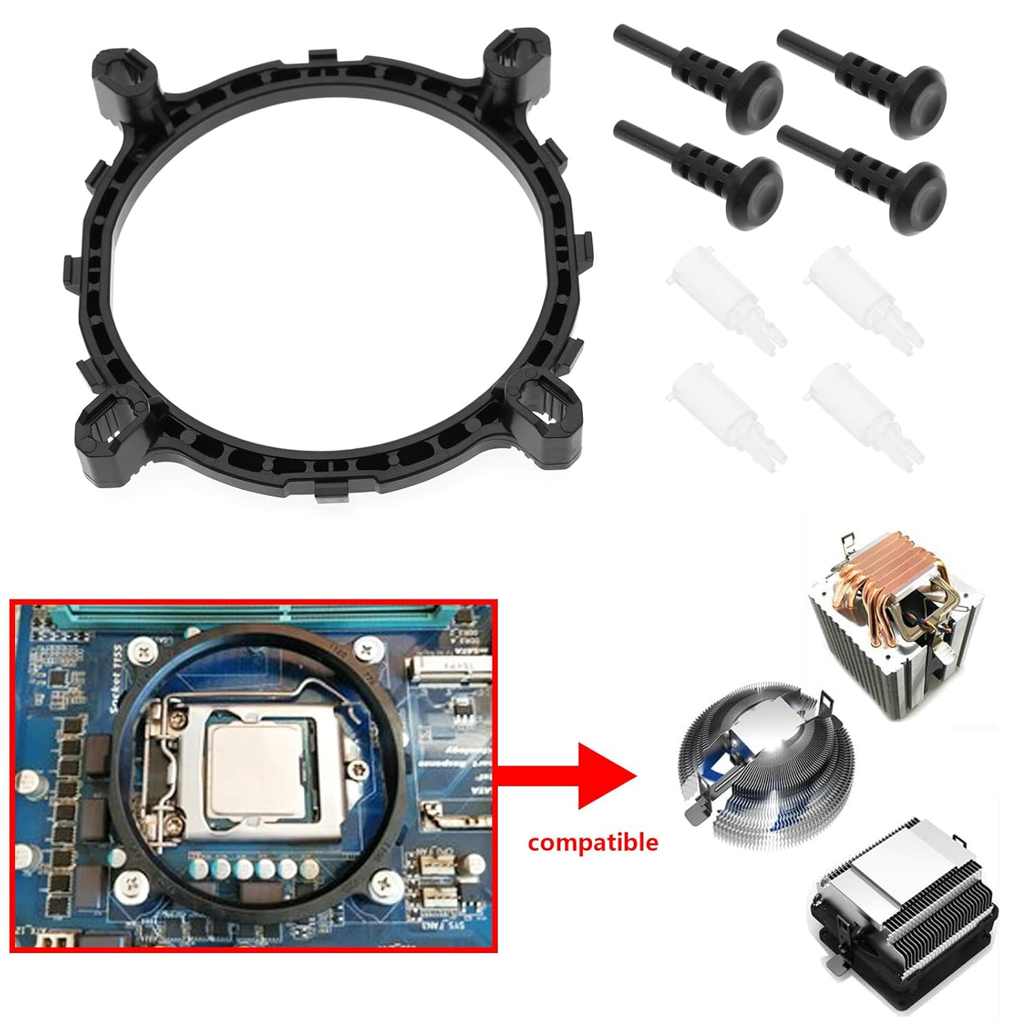 Коплект для встановлення кулерів на socket 1700 PcCooler LGA1700 bracket - зображення 5